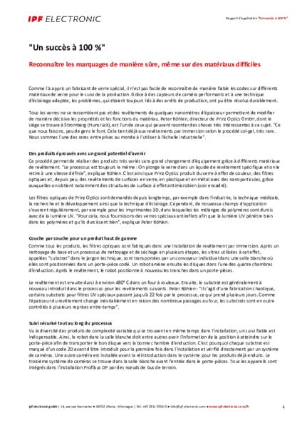 "Un succès à 100 %"