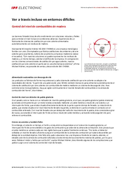 Ver a través incluso en entornos difíciles