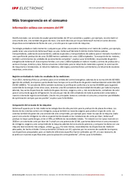 Más transparencia en el consumo