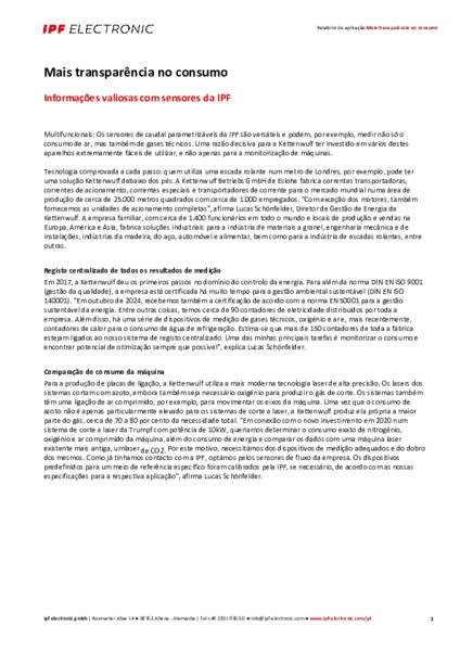 Mais transparência no consumo