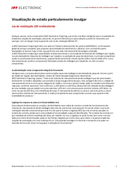 Visualização de estado particularmente invulgar