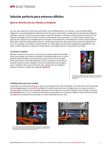 Solución perfecta para entornos difíciles