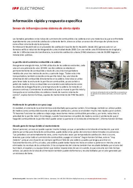 Información rápida y respuesta específica
