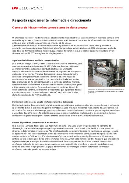 Resposta rapidamente informada e direccionada