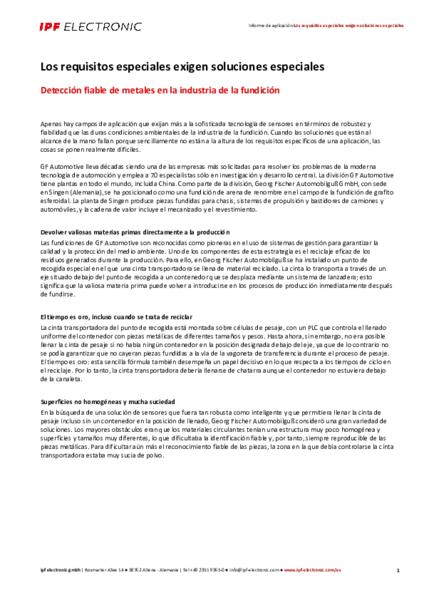 Los requisitos especiales exigen soluciones especiales
