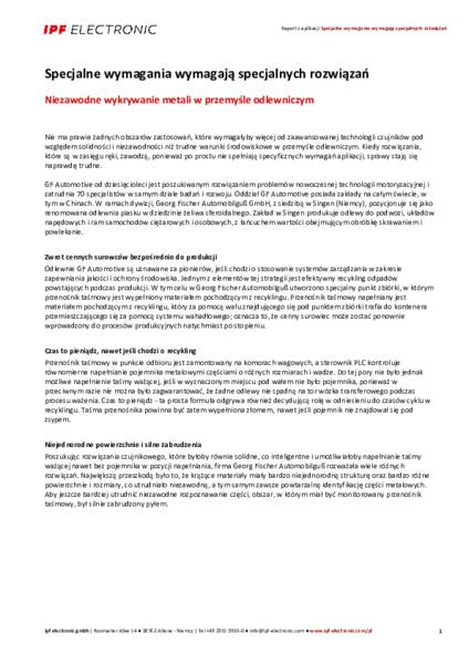 Specjalne wymagania wymagają specjalnych rozwiązań