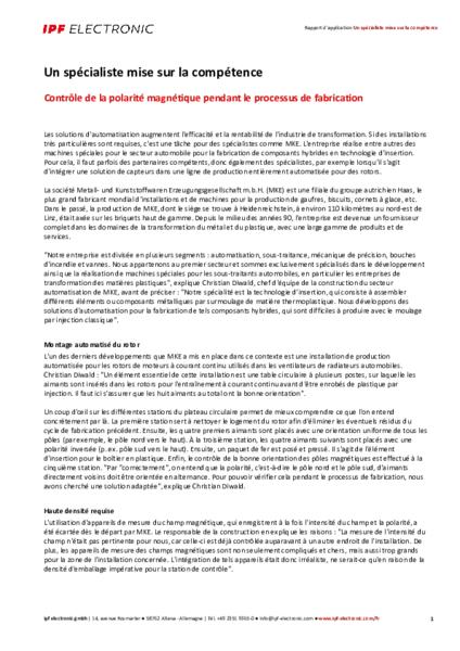 Un spécialiste mise sur la compétence