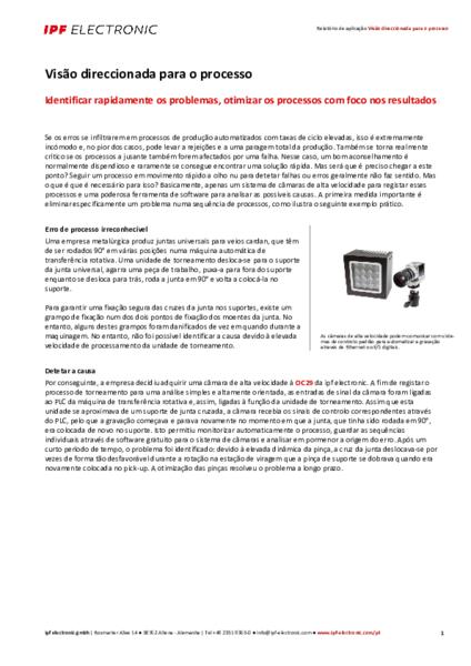 Visão direccionada para o processo