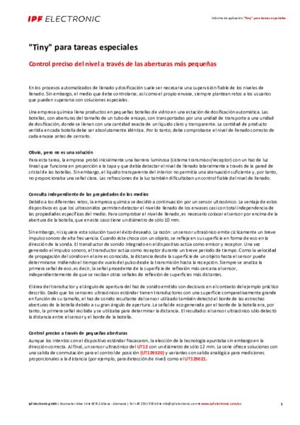 "Tiny" para tareas especiales