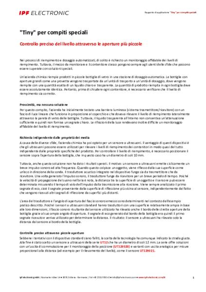 "Tiny" per compiti speciali