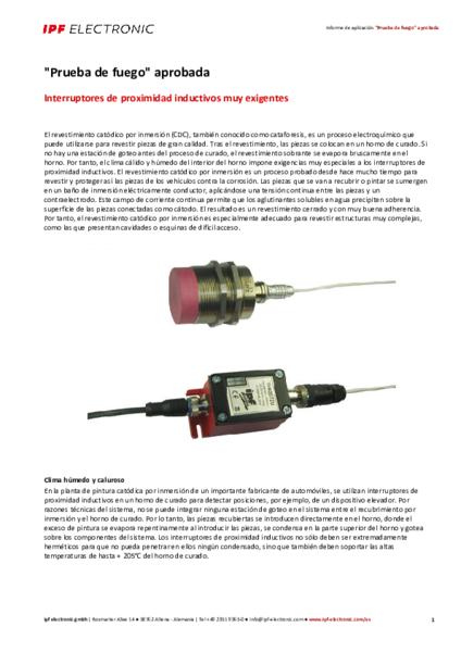 "Prueba de fuego" aprobada