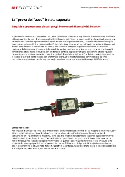 La "prova del fuoco" è stata superata