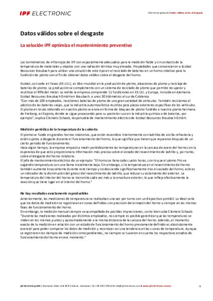 Datos válidos sobre el desgaste