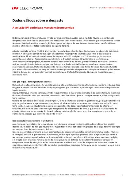 Dados válidos sobre o desgaste