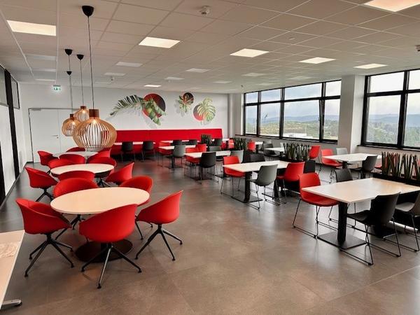 Já fez uma pausa hoje?Novo design da cantina do ipf