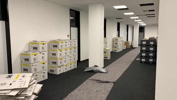 Mudança para a nova sede da empresa na Rosmart