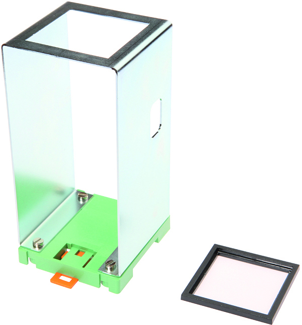 accessories counter, Mounting rail adapter, 145x84x70mm, Straight, DIN rail (top hat rail) 35 mm, Plastic, Snap connection