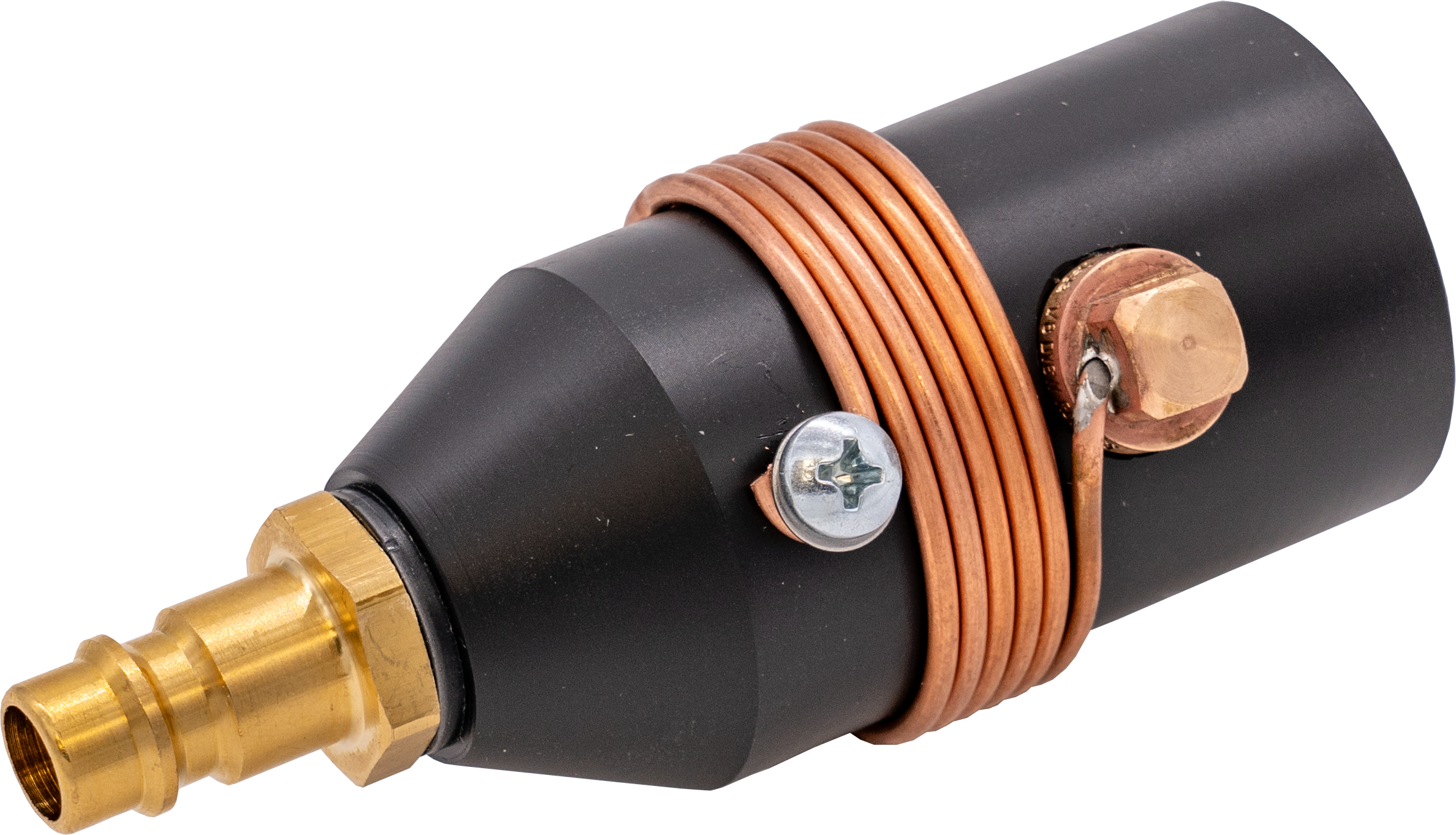 Zubehör, Messkammer für Taupunktsensor, Druckbereich 2...16bar, Stecknippel NW 7. 2