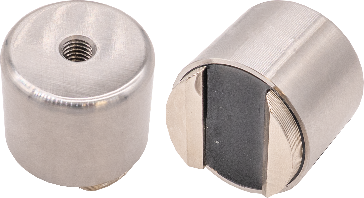 Accessories, magnetic, Ø35mm, internal hole M8x1.25mm, galvanized steel (galv.steel)