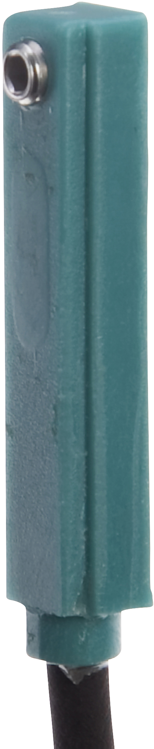Sensor Magnetisch, Zylinder, 6,2mm T-Nut, 4,7x29x6,2mm, 10-30V DC, 1x PNP NO, M8-Kabelstecker 3polig 0,3m PUR (Polyurethan), IP67, Kunststoff, LED, Einbau seitlich, Lage der Sensorfläche Geräterandbereich