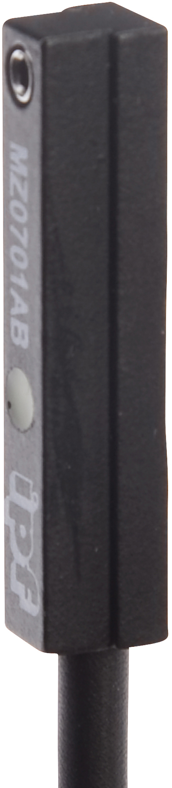 Sensor Magnetisch, Zylinder, 6,2mm T-Nut, 6,3x30x6,2mm, 10-30V DC, 1x PNP NO, Kabel 10m PUR (Polyurethan), IP67, Zinkdruckguss, LED, 2,5mT, Einbau seitlich, Kurzer Überfahrweg, Lage der Sensorfläche Gerätemitte