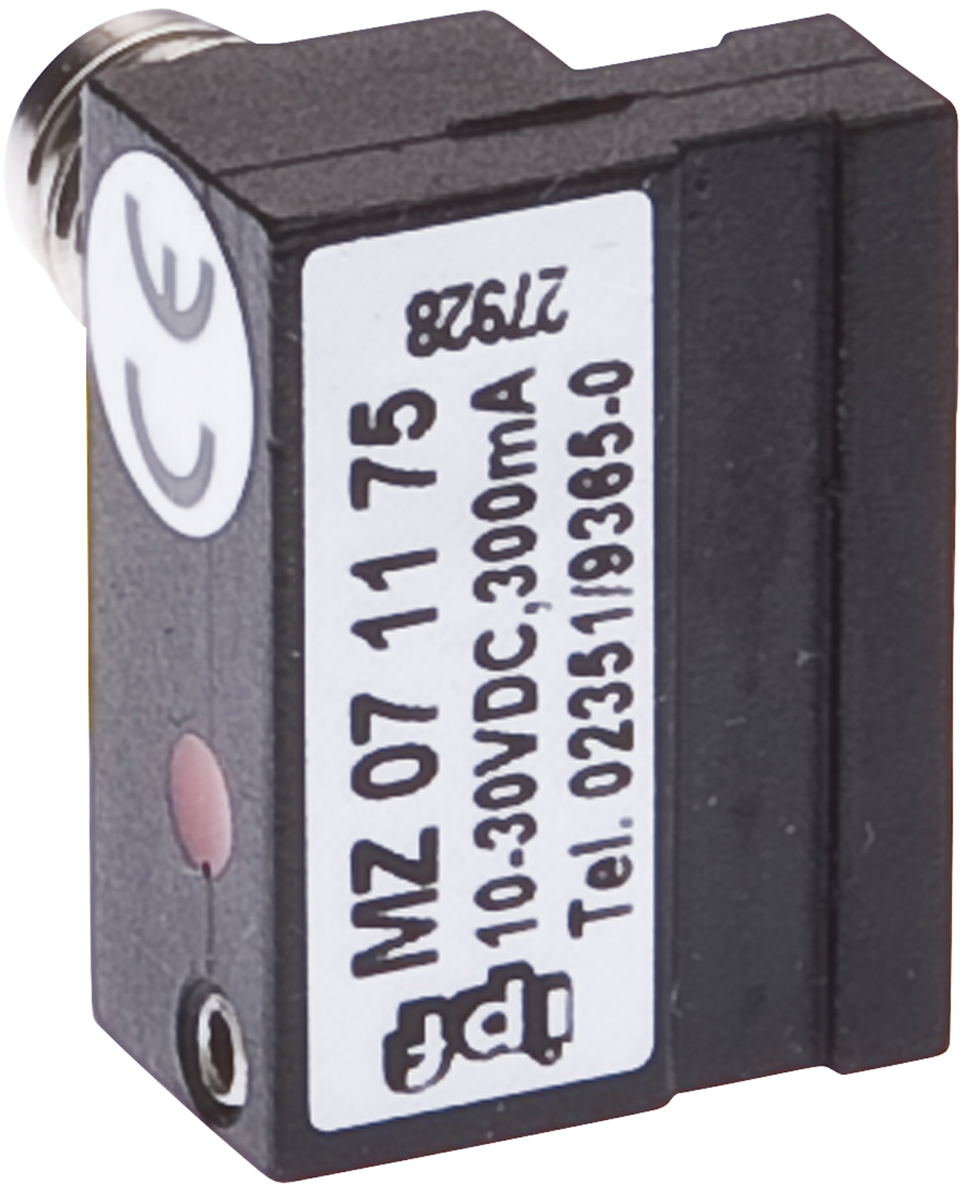 Sensor Magnetisch, Zylinder, 6,2mm T-Nut, 16x22x9,6mm, 10-30V DC, 1x NPN NO, M8-Steckverbinder 3polig, IP67, Zinkdruckguss, LED, Einbau seitlich, Lage der Sensorfläche Geräterandbereich