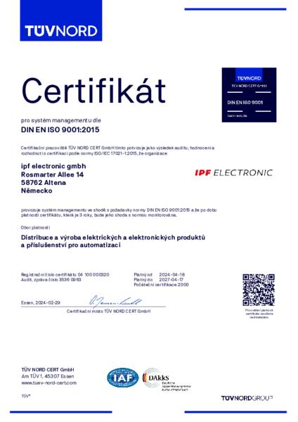 DIN EN ISO 9001