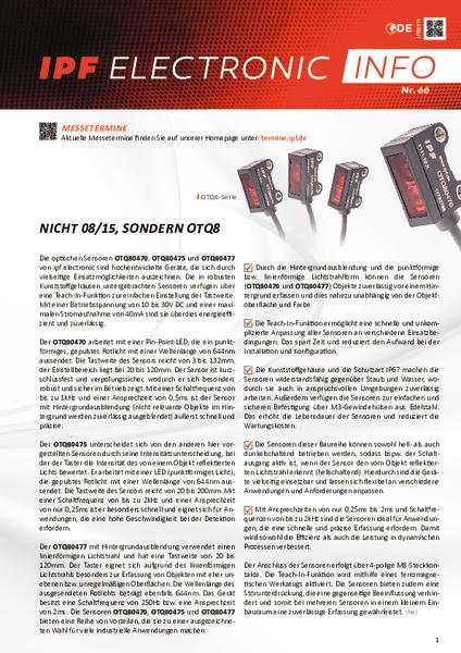 IPF ELECTRONIC INFO Nr. 66