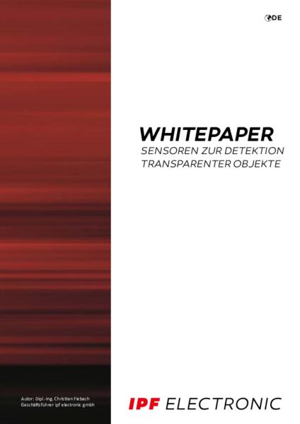 Sensoren zur Detektion transparenter Objekte
