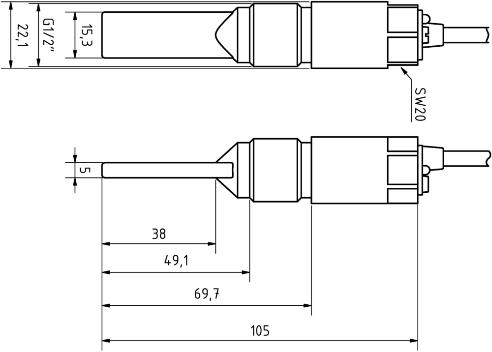 Filling level sensors - capacitive: FK900400 – ipf electronic